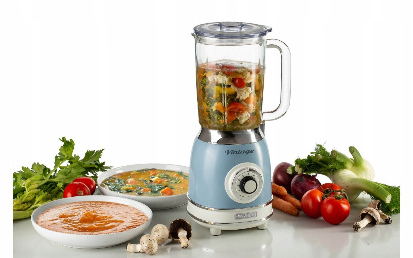 Cup Blender Ariete 583/05 Vintage | 1000W | 1,5l | Ice Crushing | Brand Ariete