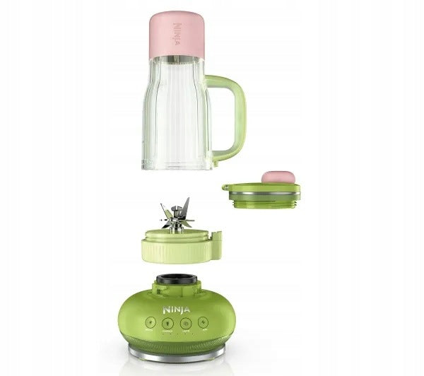 Cup Blender Ninja DB351EUGN 0,65L 1100W Green for Mixing Packaging status original