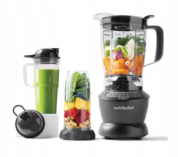 Cup Blender Nutribullet NBF500DG 1200W 1,6L 2 Mixing Bottles Packaging status original