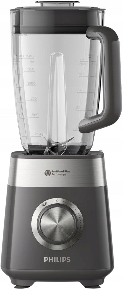 Cup Blender Philips 5000 Series HR3020/20 1000W 3 Speeds Grey Manufacturer code HR3020/20