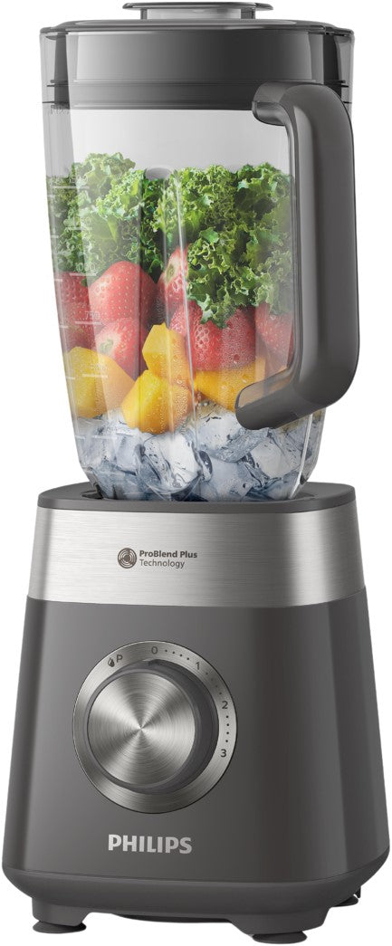 Cup Blender Philips 5000 Series HR3020/20 1000W 3 Speeds Grey