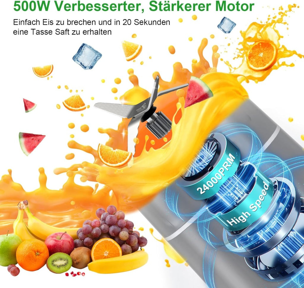 Cup Blender Portable MIXER NY01 500W black Packaging status original
