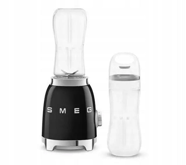 Cup Blender Smeg PBF01BLEU 300W 0,6L 2 Bottles Black for Mixing