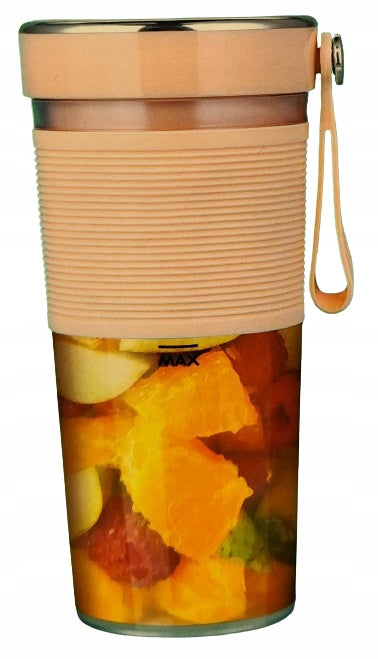 Cup blender 300 ml portable mug Hoffen 60 W pink