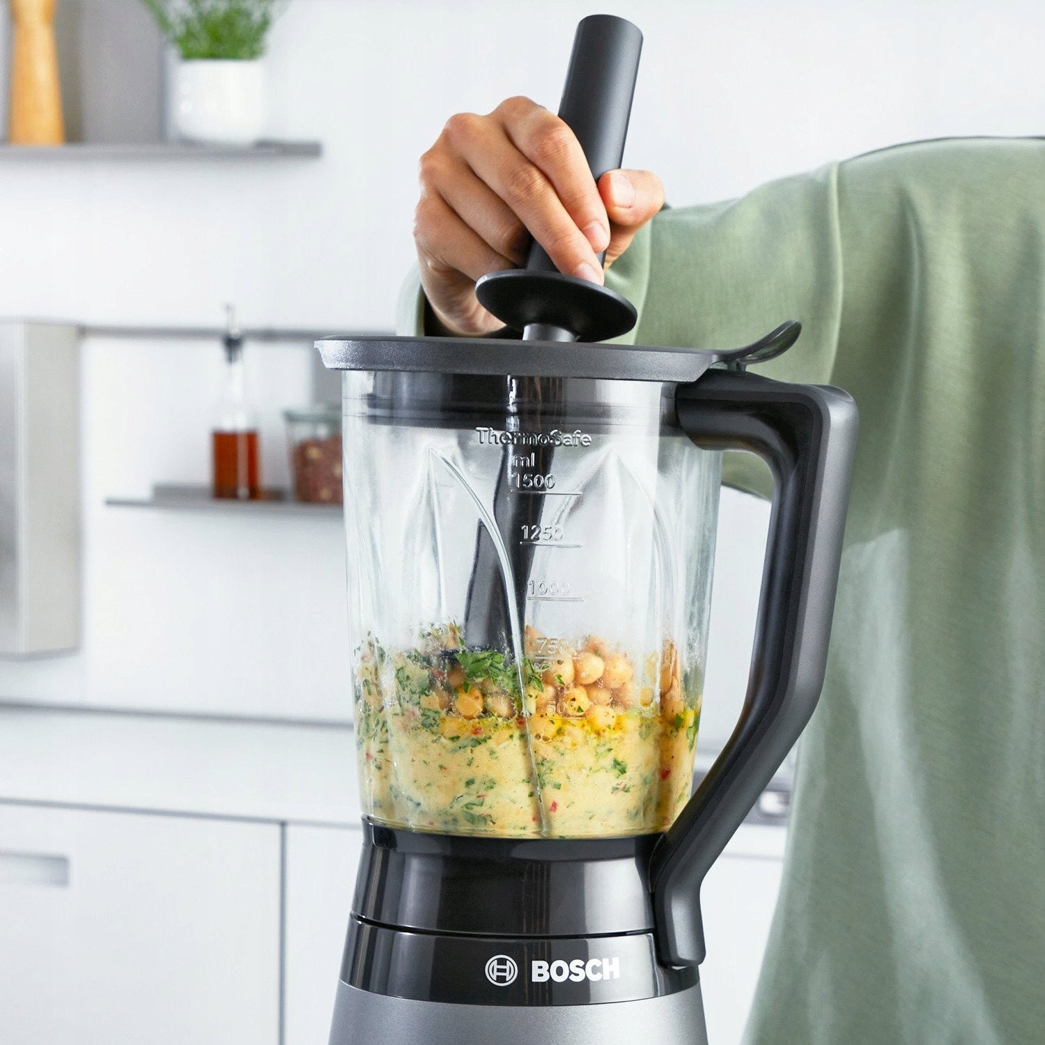 Cup blender BOSCH Vita Power MMB6172S (High speed) Functions ice crushing vacuum blending