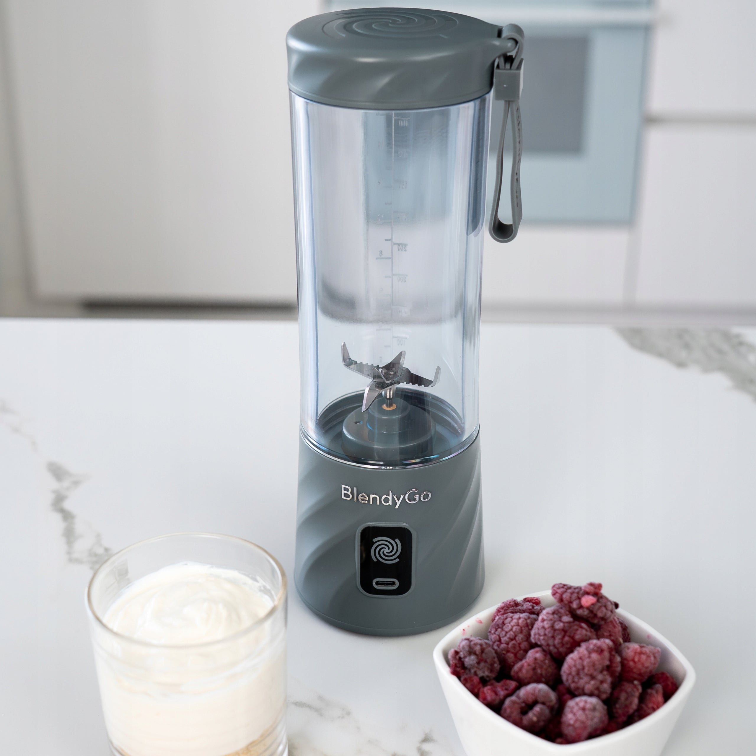 Cup blender BlendyGo 3 wireless 250 W silver/grey 0,55 l Brand BlendyGo