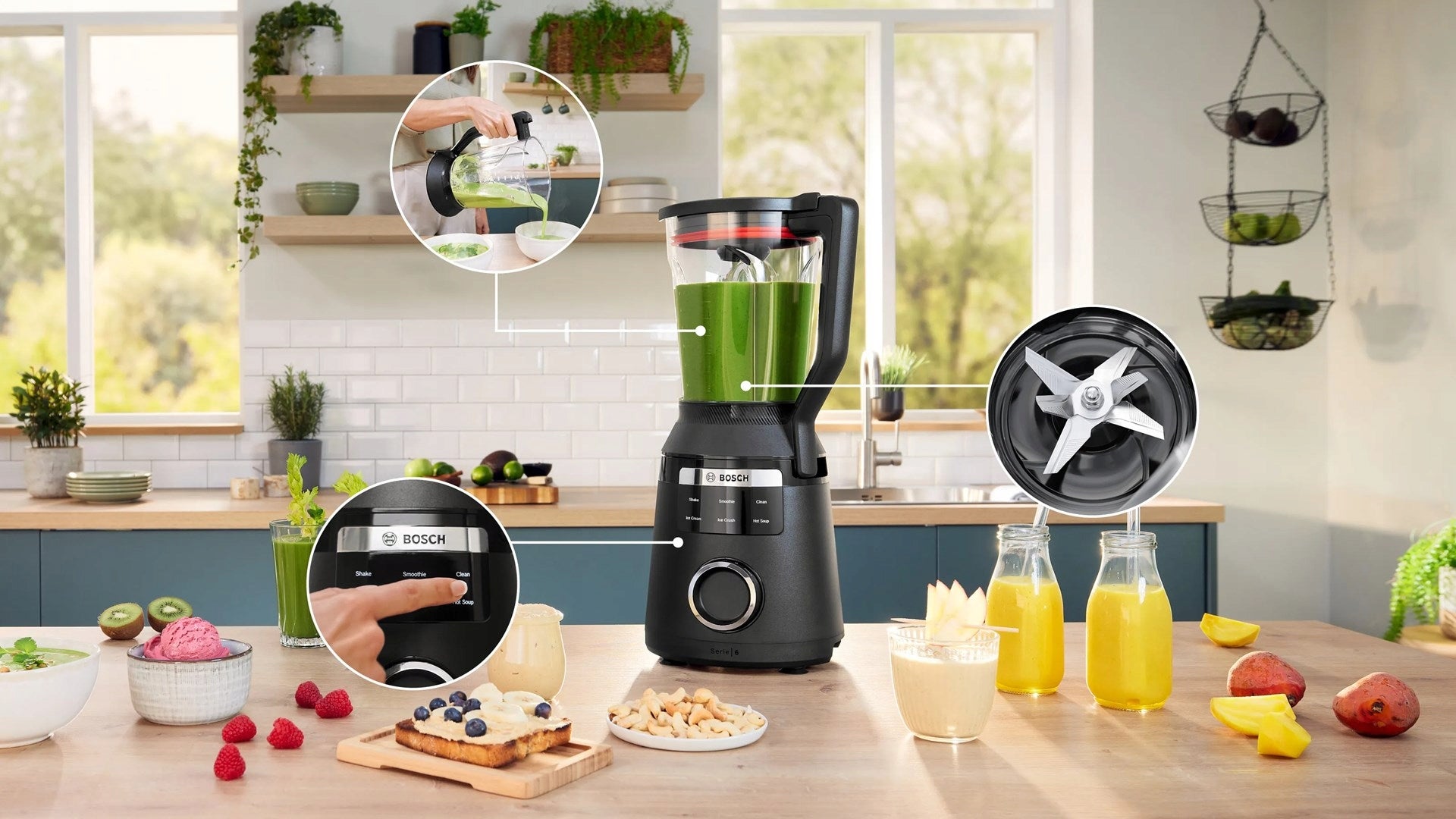 Cup blender Bosch MMB6652B (1800W; black) Brand Bosch