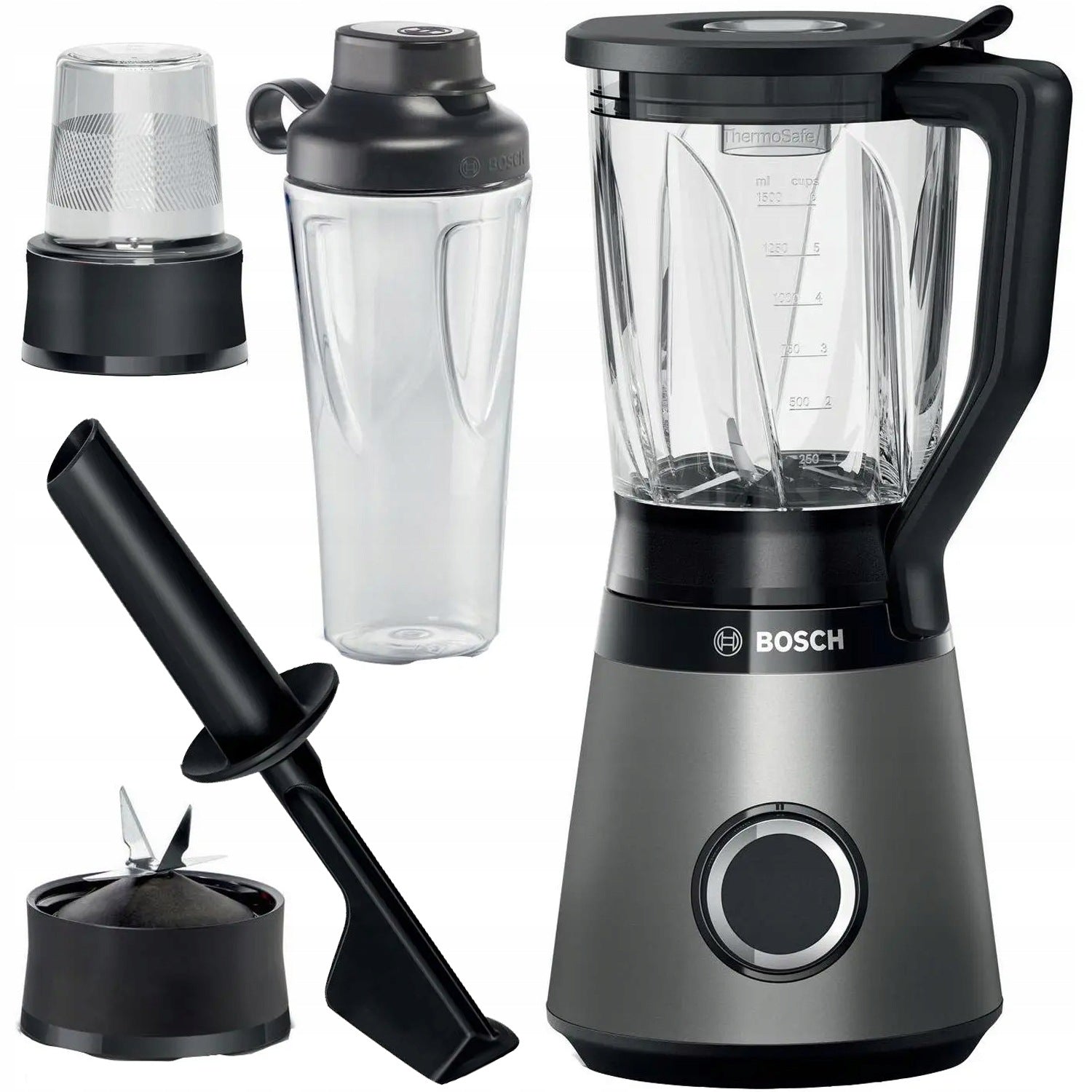 Cup blender Bosch VitaPower MMB6177S 1200W for smoothie cocktails