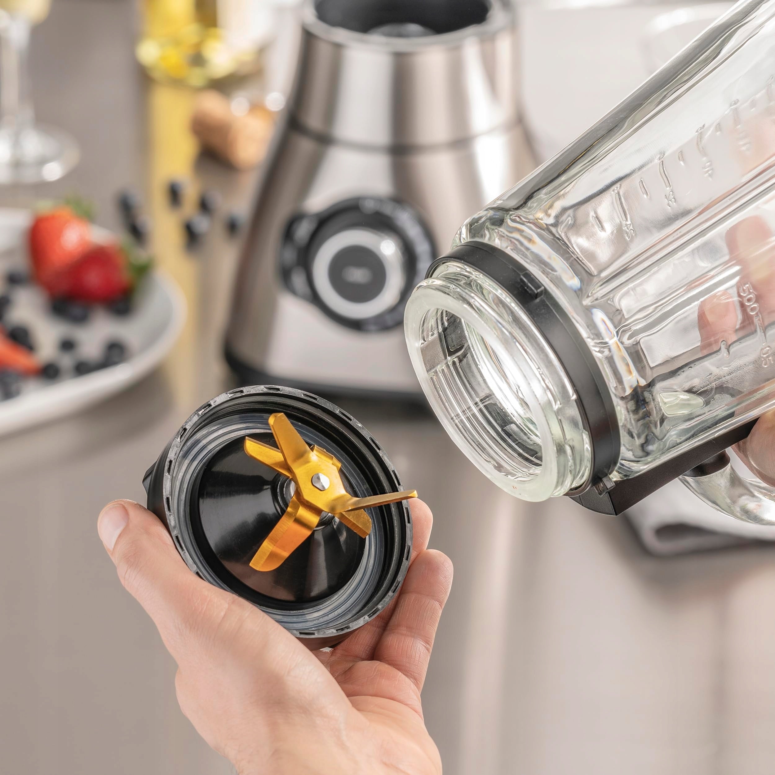 Cup blender CASO Design 3619 1800 W silver/grey Manufacturer code 3619