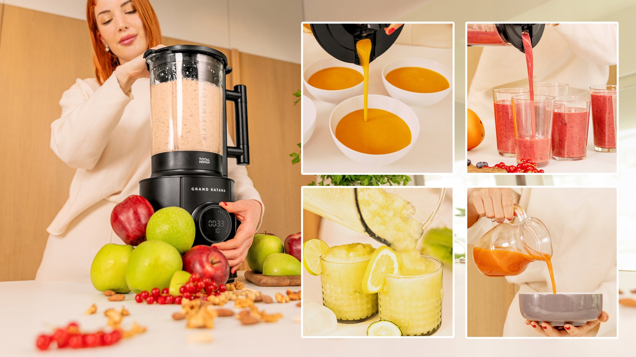 Cup blender Cecotec Grand Katana 2700 MAX Total Destroy Screen B Manufacturer code 03986