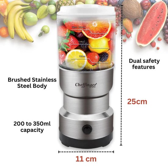 Cup blender Cheffinger cf-cgb300 300 W silver/grey EAN (GTIN) 9508764286537