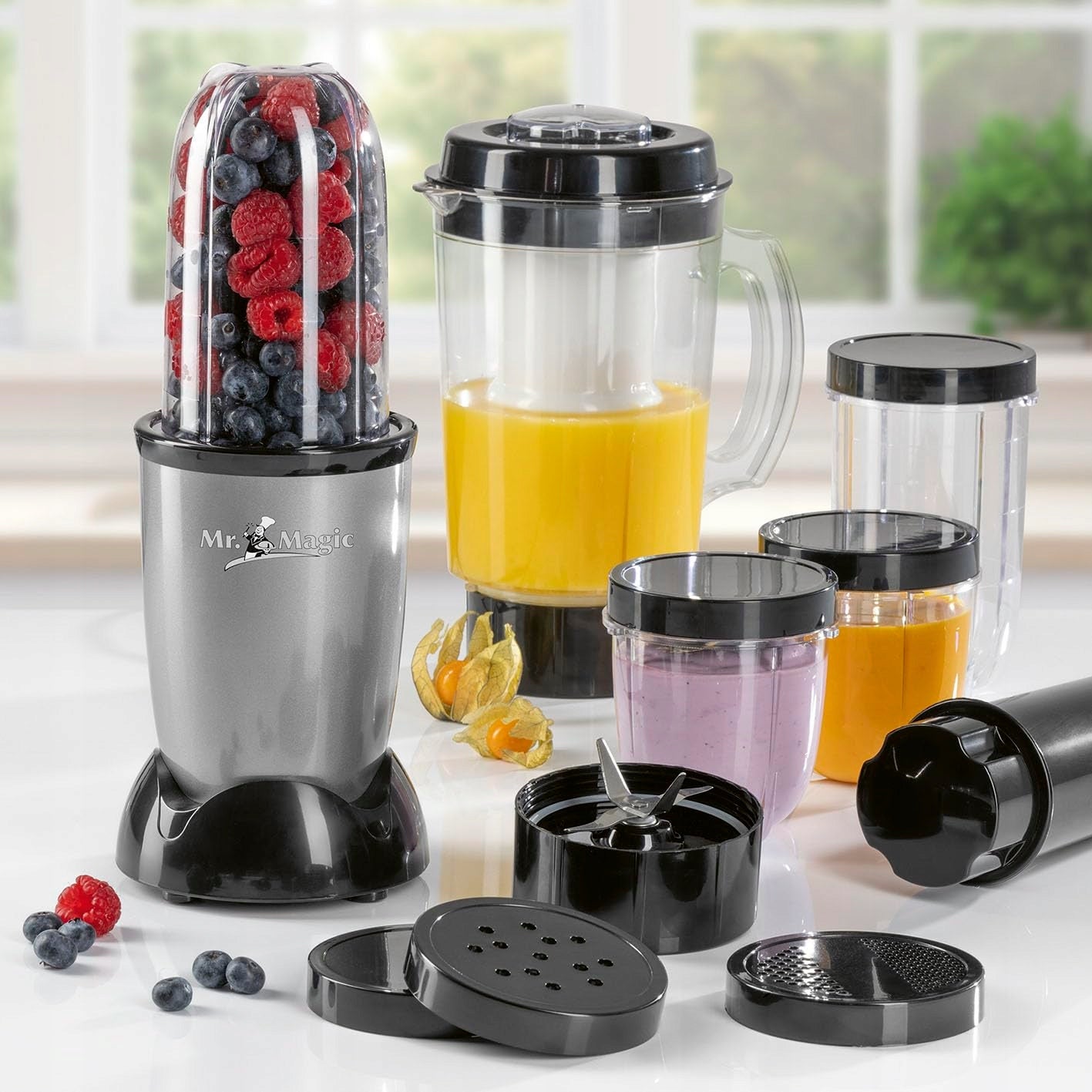Cup blender GOURMETmaxx Smoothie Maker 13995 400 W black Packaging status original