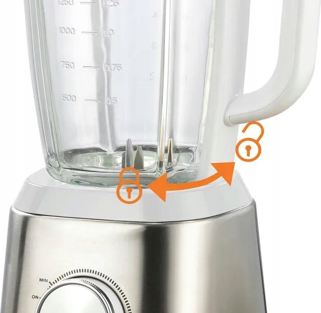 Cup blender Gorenje B1400E 1400W White Inox 1,75 L 6 blades Brand Gorenje