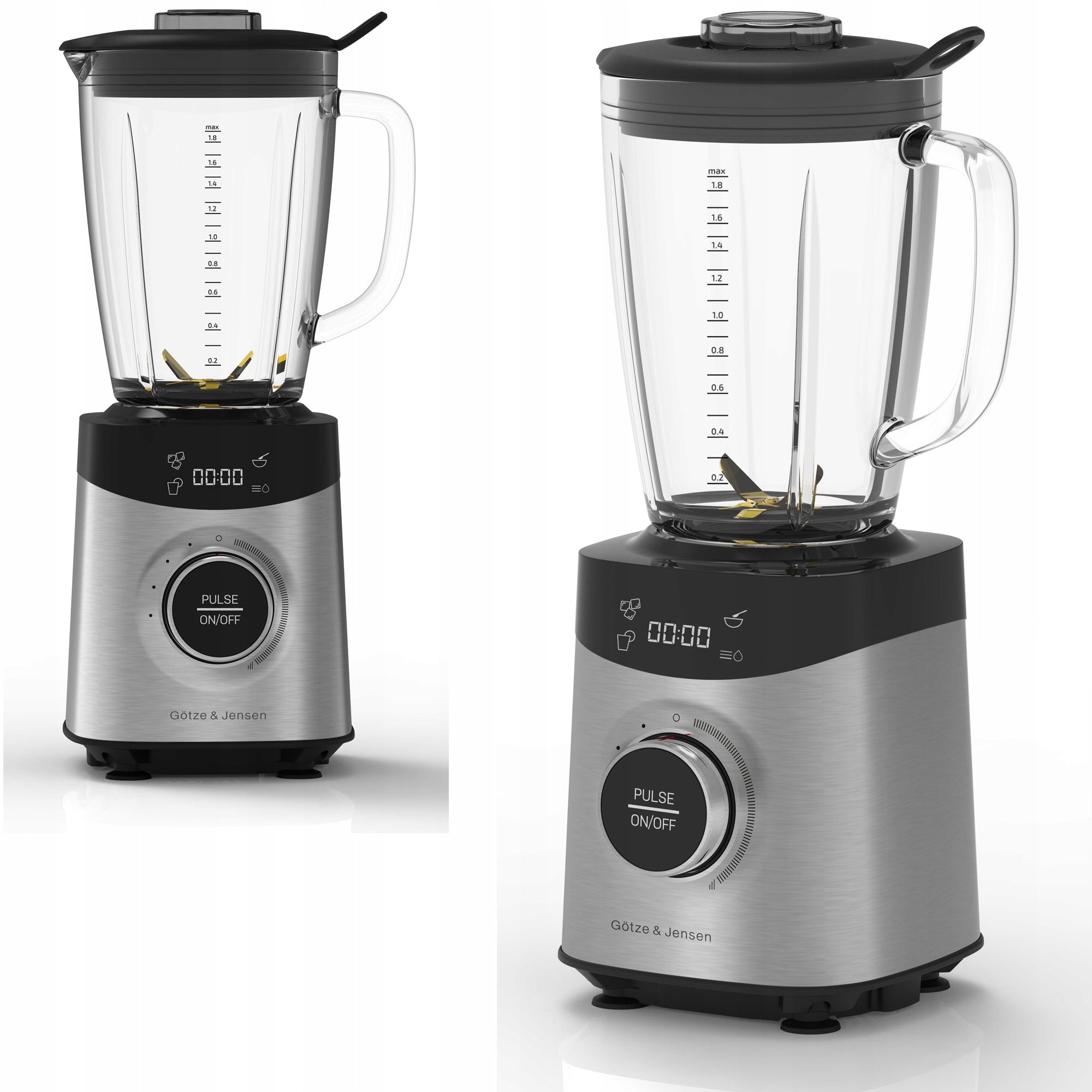 Cup blender Götze & Jensen TB950X 1800 W silver/grey