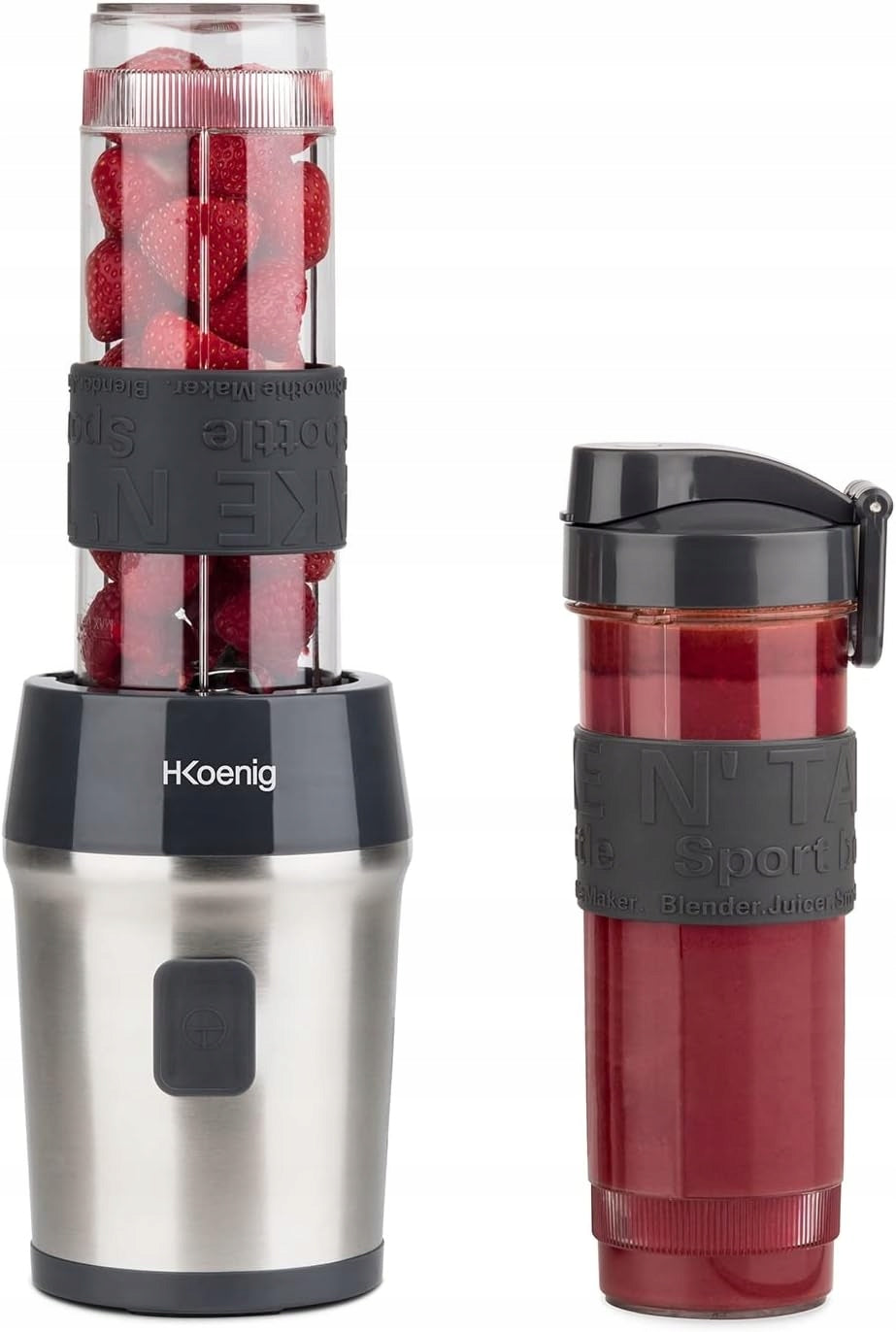 Cup blender H.Koenig SMOO9 300 W silver/grey