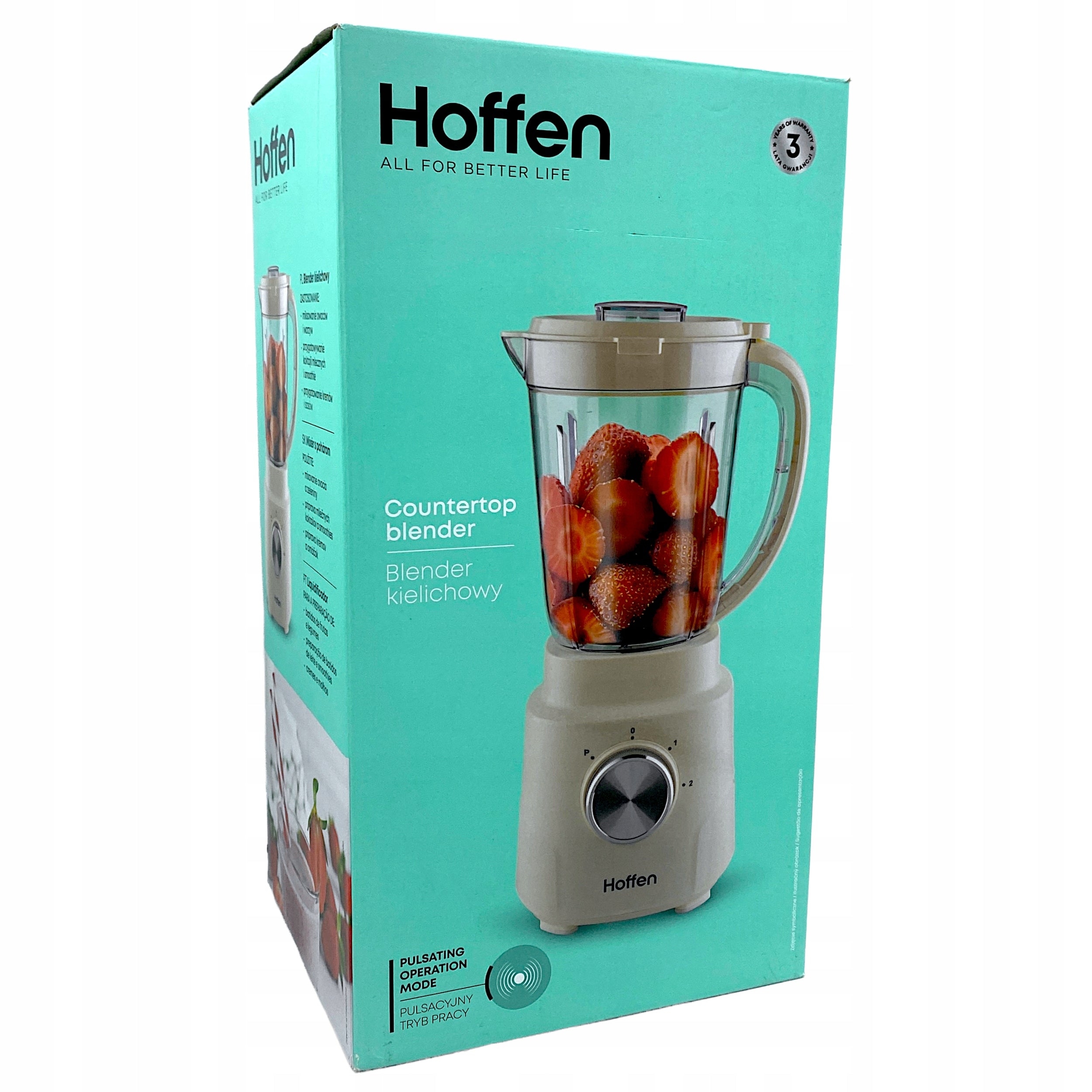 Cup blender Hoffen 5905118098978 600 W beige