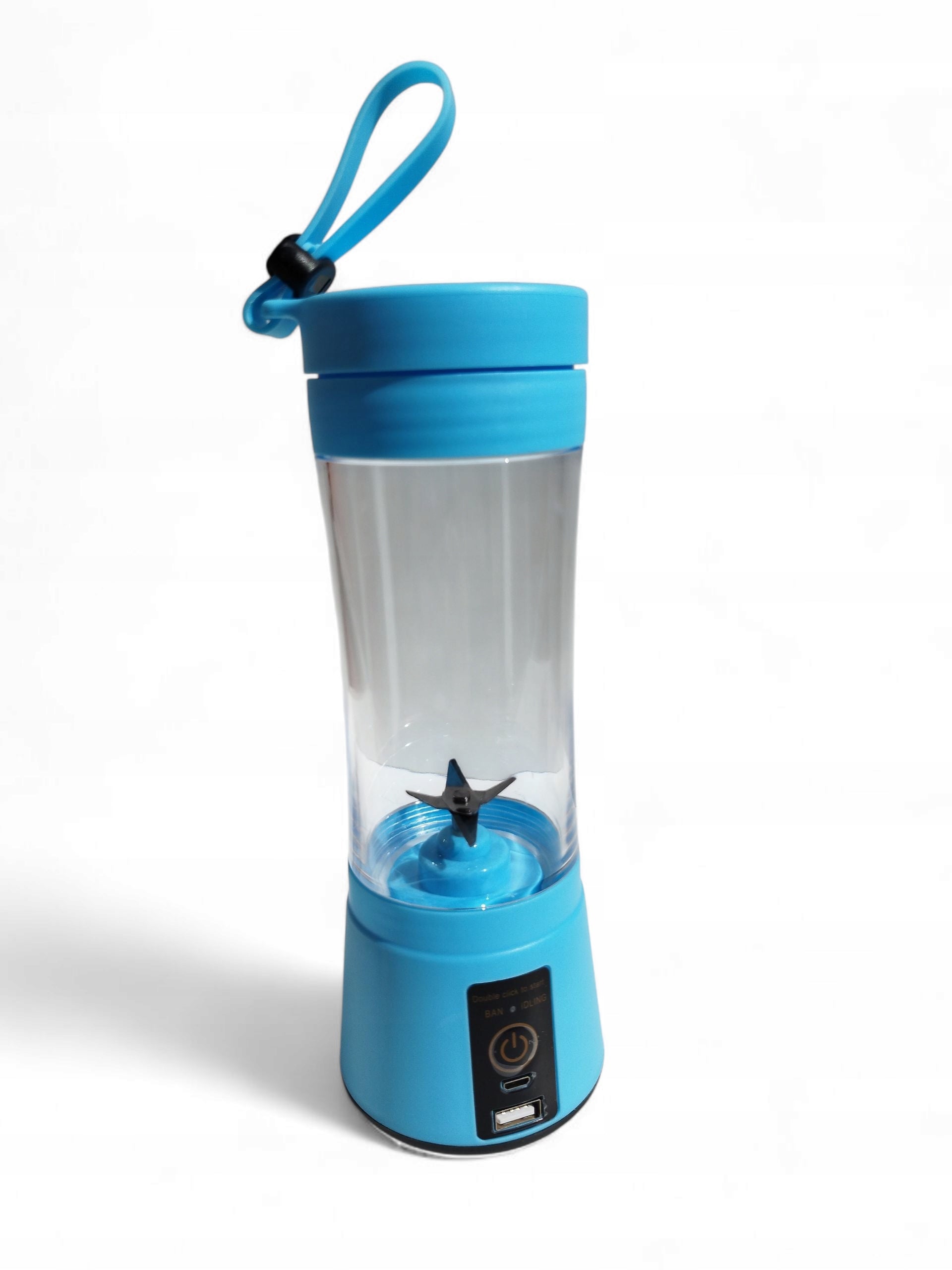 Cup blender JUICE CUP | Mini smoothie mixer | Blue | 380ml