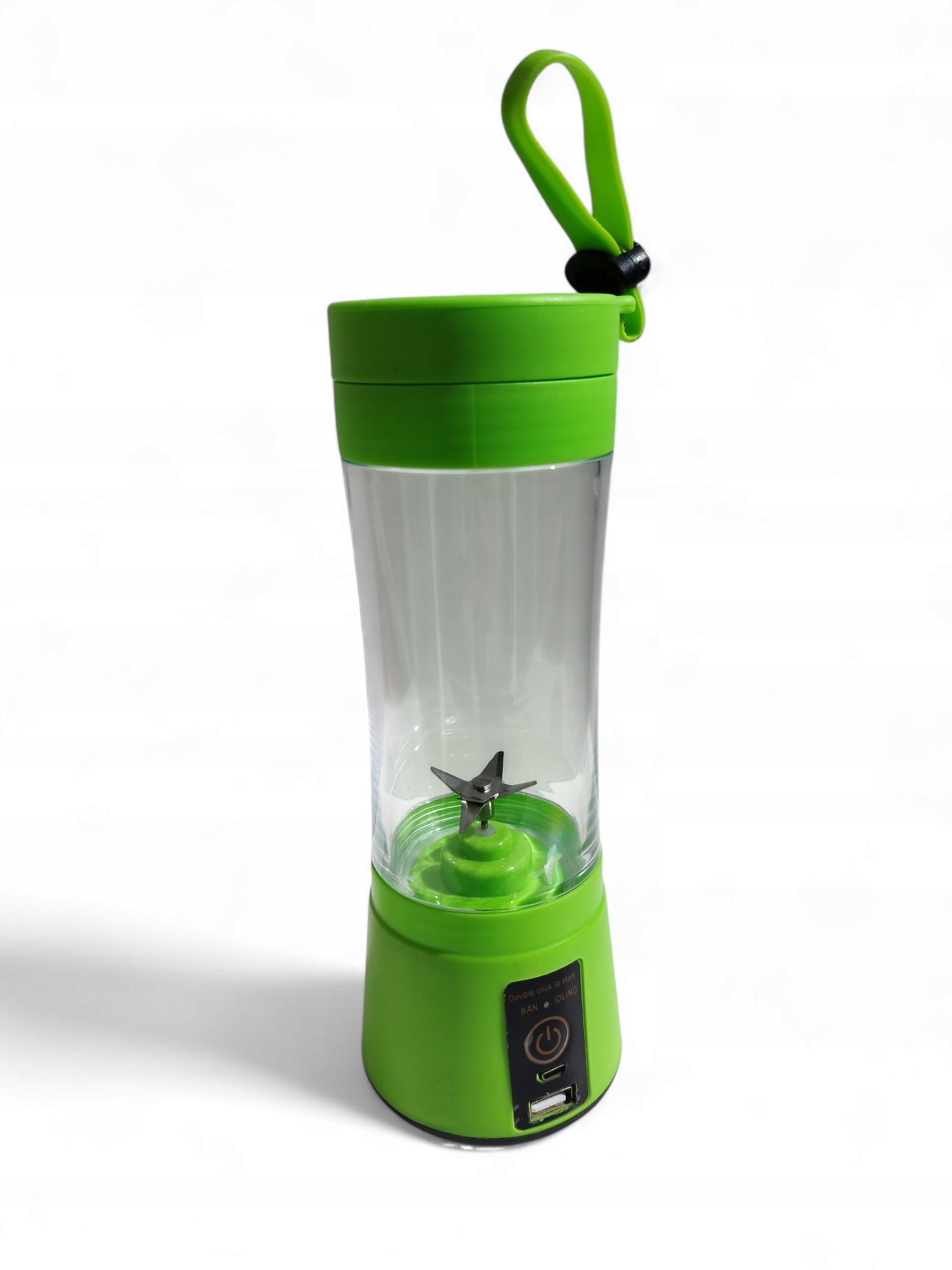 Cup blender JUICE CUP | Mini smoothie mixer | Green | 380ml