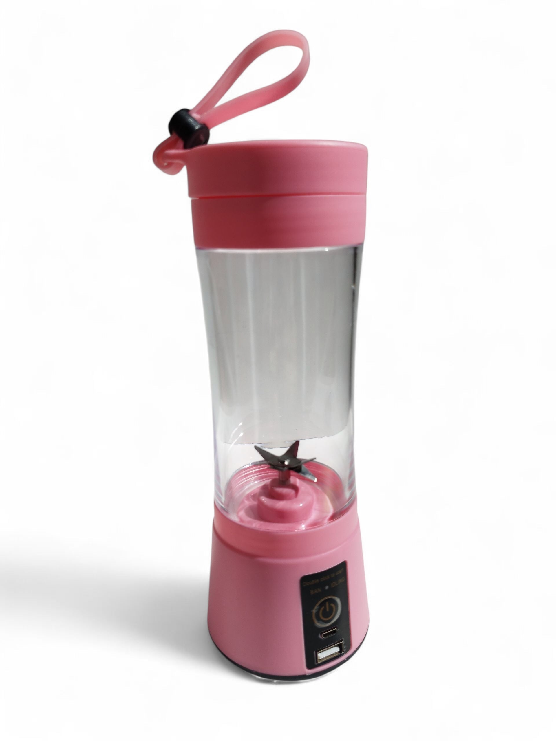 Cup blender JUICE CUP | Mini smoothie mixer | Pink | 380ml