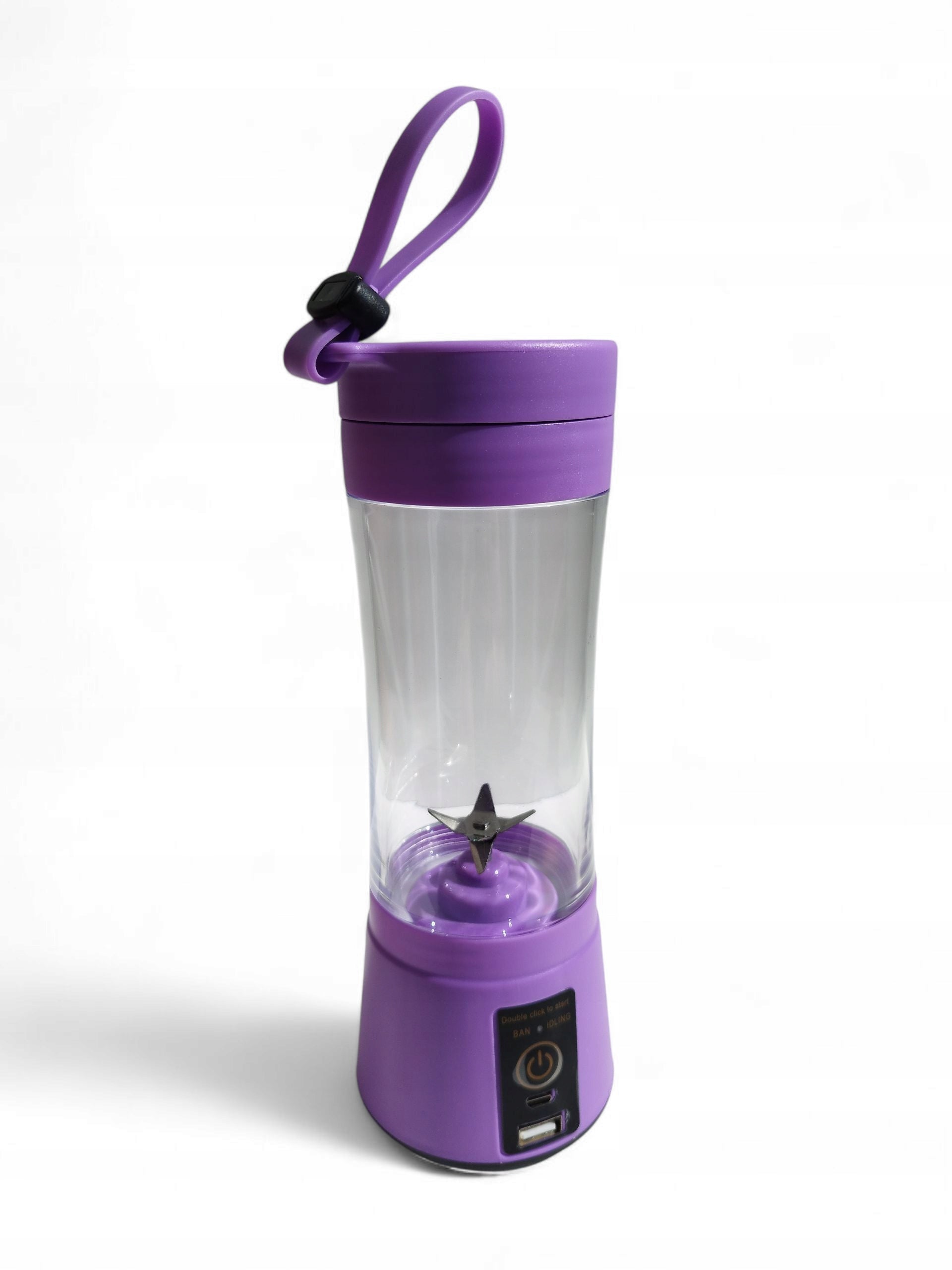 Cup blender JUICE CUP | Mini smoothie mixer | Purple | 380ml