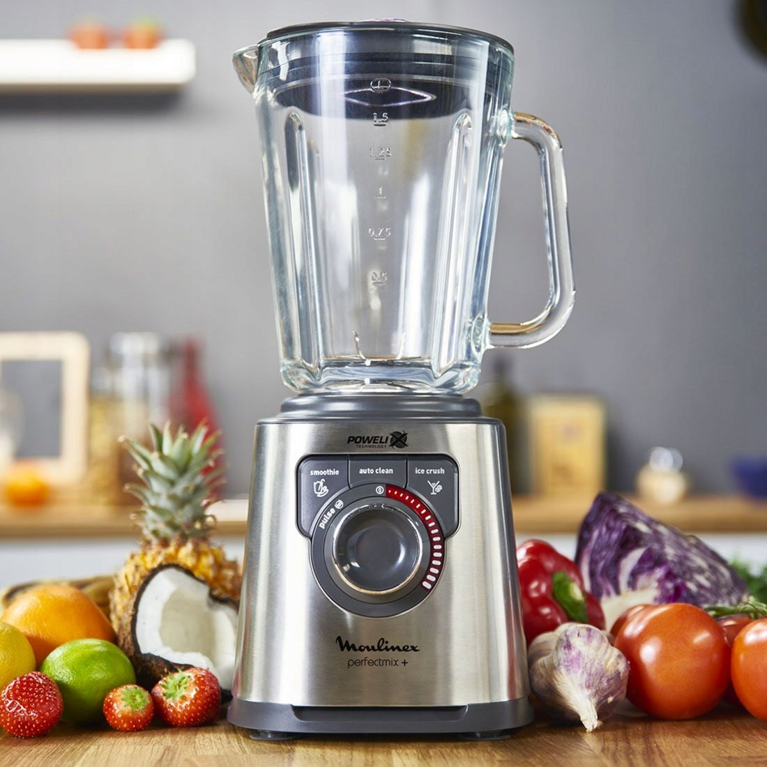 Cup blender Moulinex LM811D10 1200 W silver/grey Manufacturer code LM811D10
