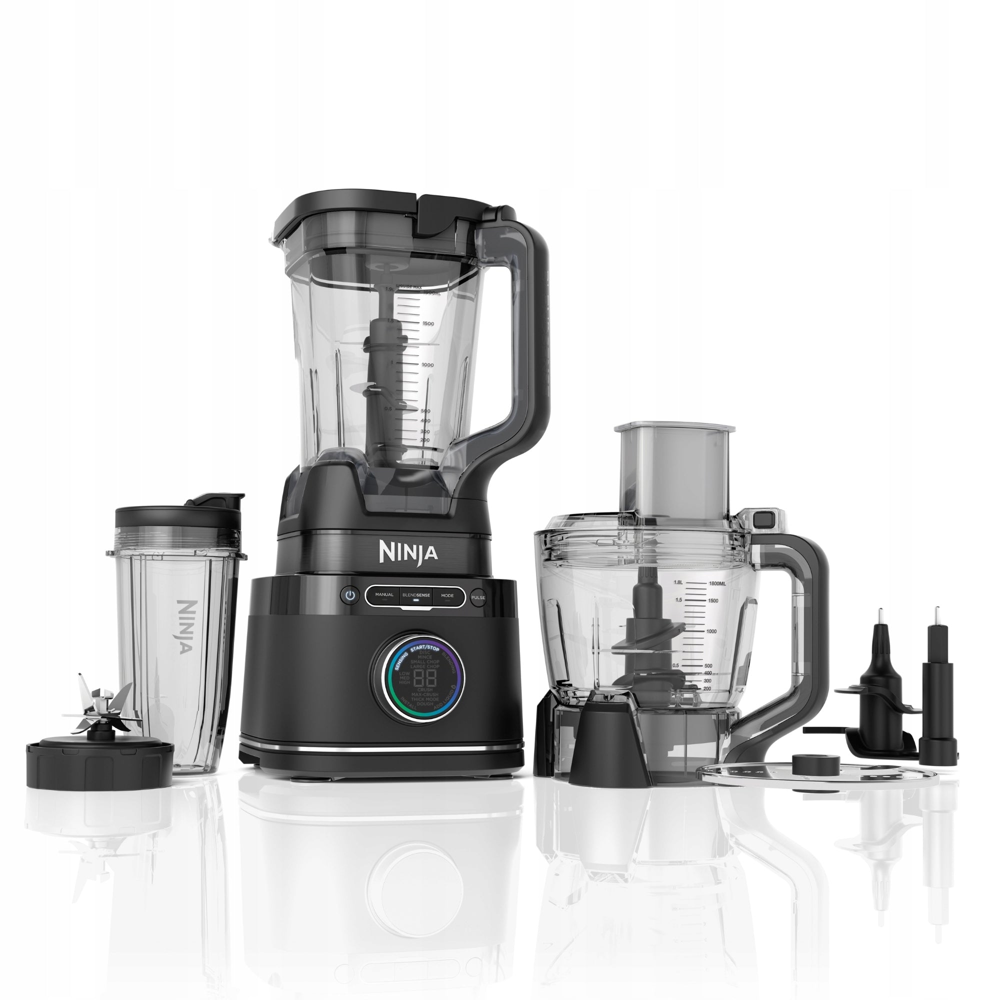 Cup blender NINJA Detect TB401EU 3in1 food processor 1200 W + water bottle