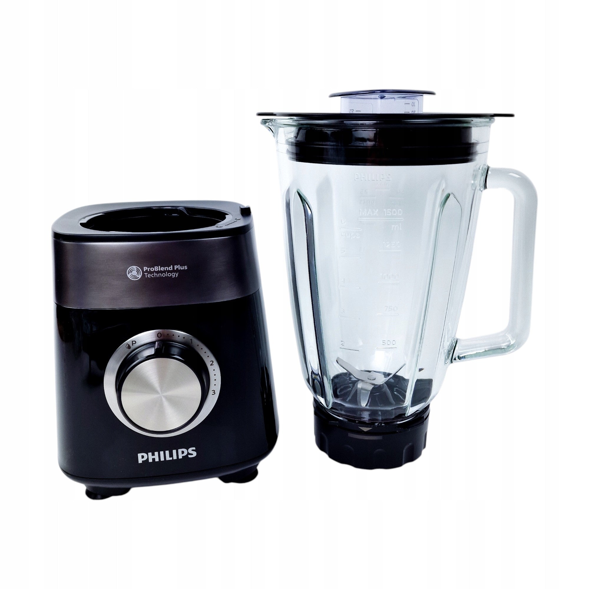 Cup blender PHILIPS HR3030/00 1200W 2L Glass Ice Crushing Brand Philips