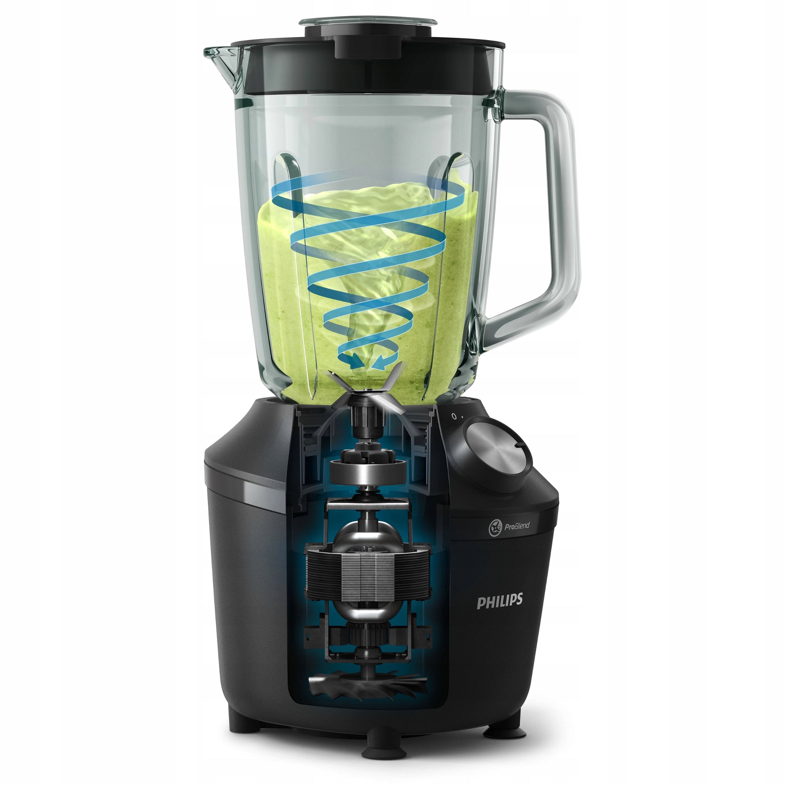 Cup blender Philips 3000 Series HR2291/01 with ProBlend 2 L technology Blender jar volume 2 l