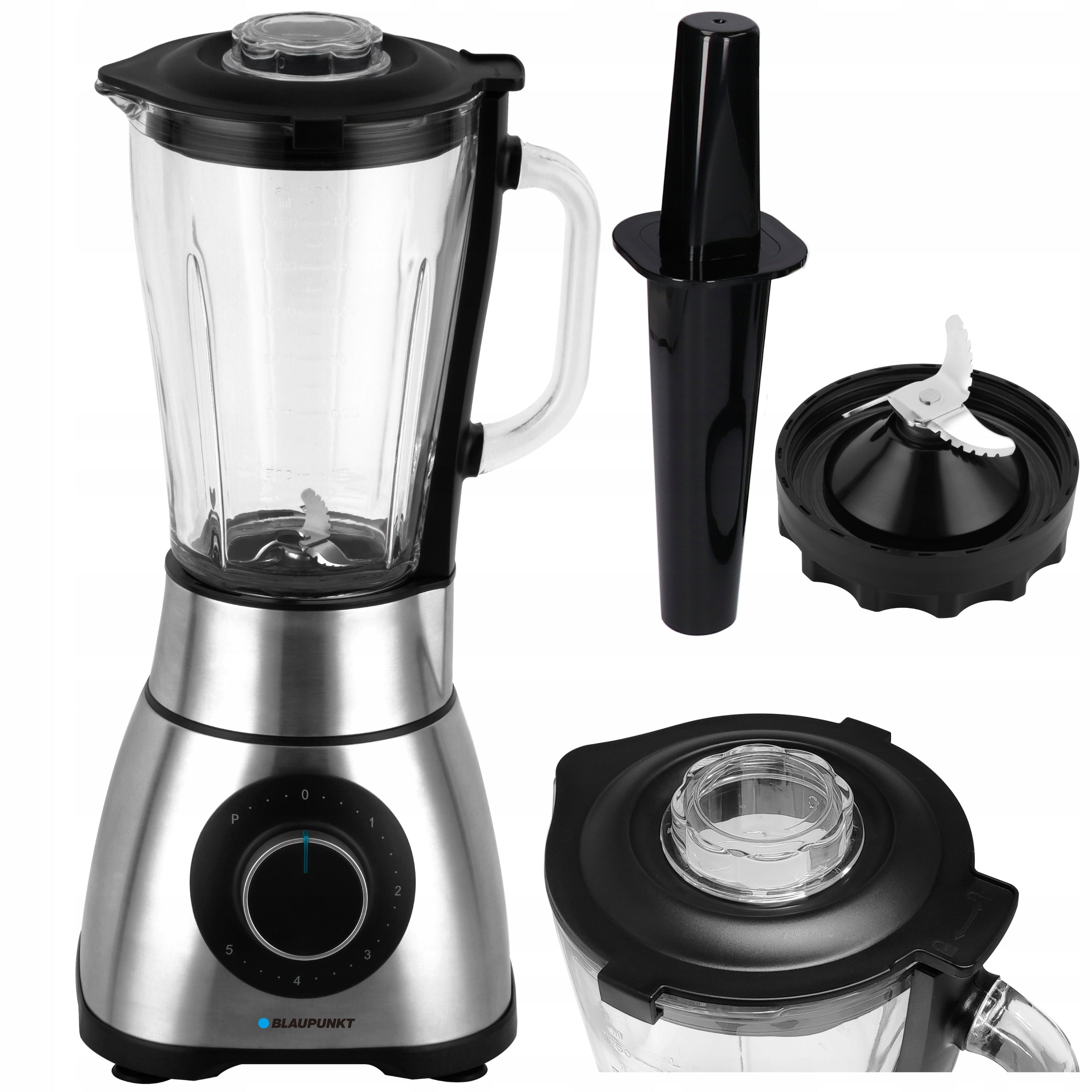 Cup blender glass smoothie cocktails 1500W Blaupunkt TBG601