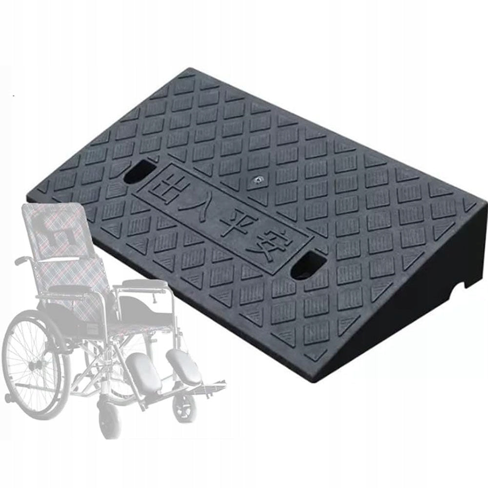 Curb Inrun Door Driveway For Stroller Black 50x27x9Cm