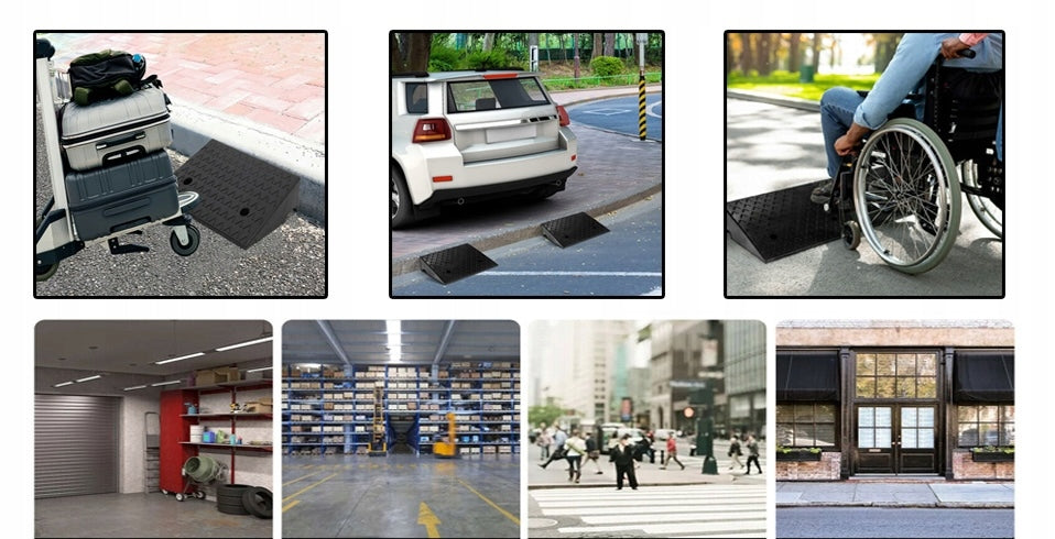 Curbside overrun, non-slip rubber, 47,5 x 40 x 15 cm, black P1320 Manufacturer code PS1320