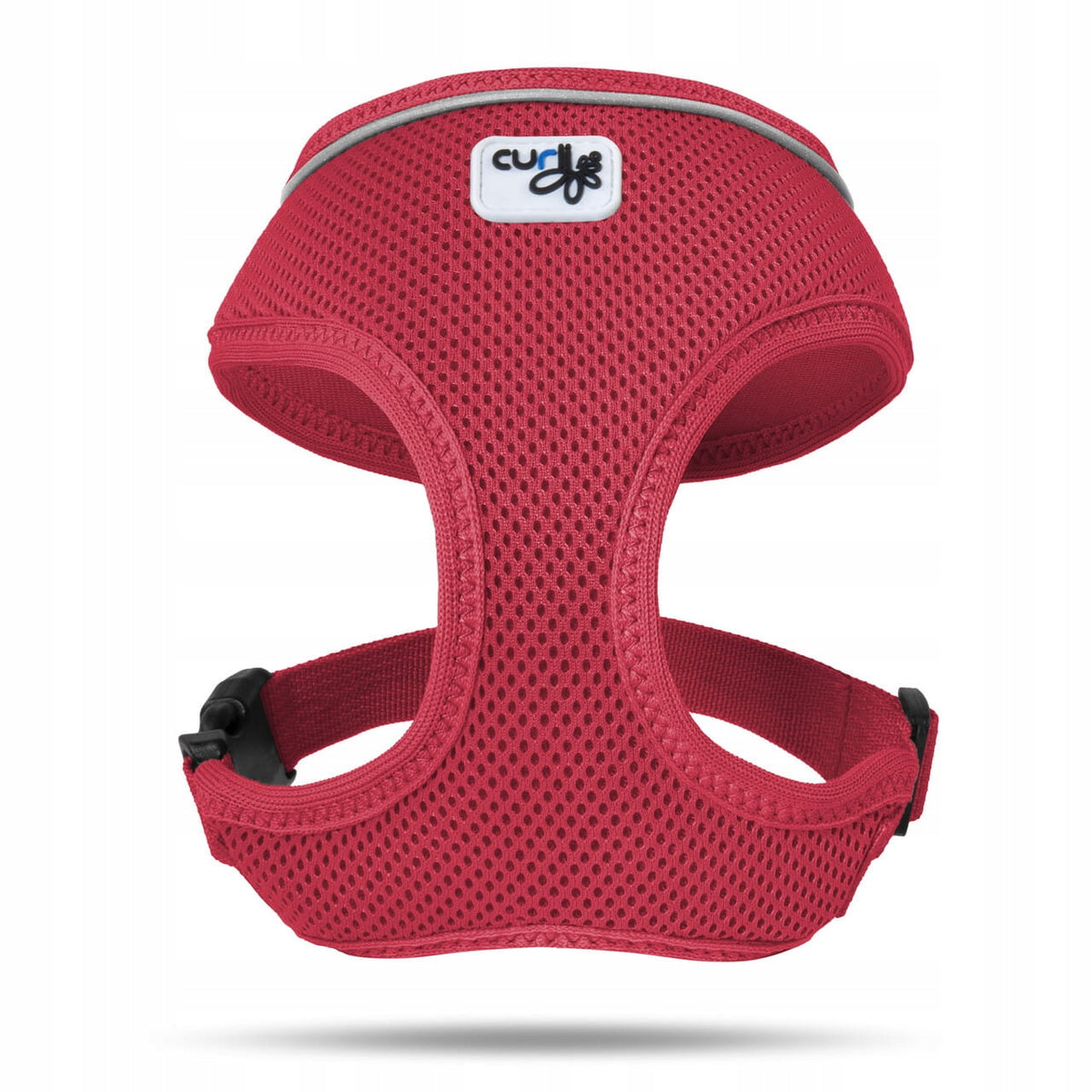 Curli dog harness Basic red L