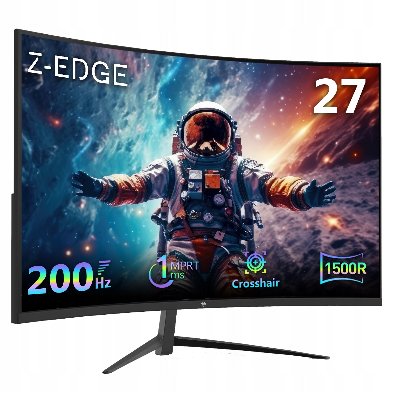 Curved Gaming PC Monitor Z-Edge UG27 200Hz 27” FHD 1080P 1ms FreeSync