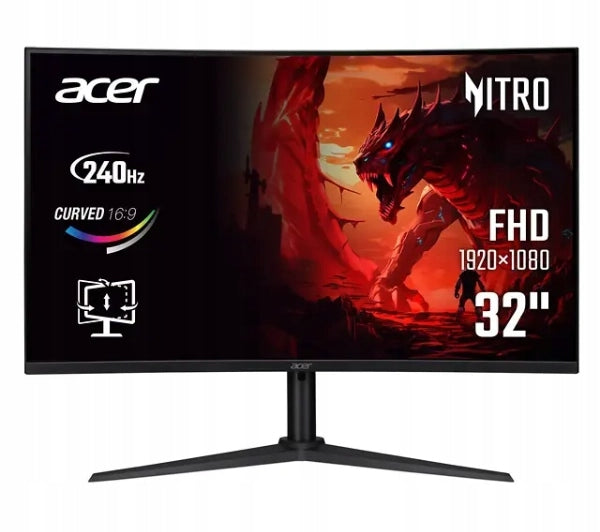 Curved Monitor 240Hz Acer Nitro XZ320QW0bmiiphx 31,5'' FHD VA 1ms