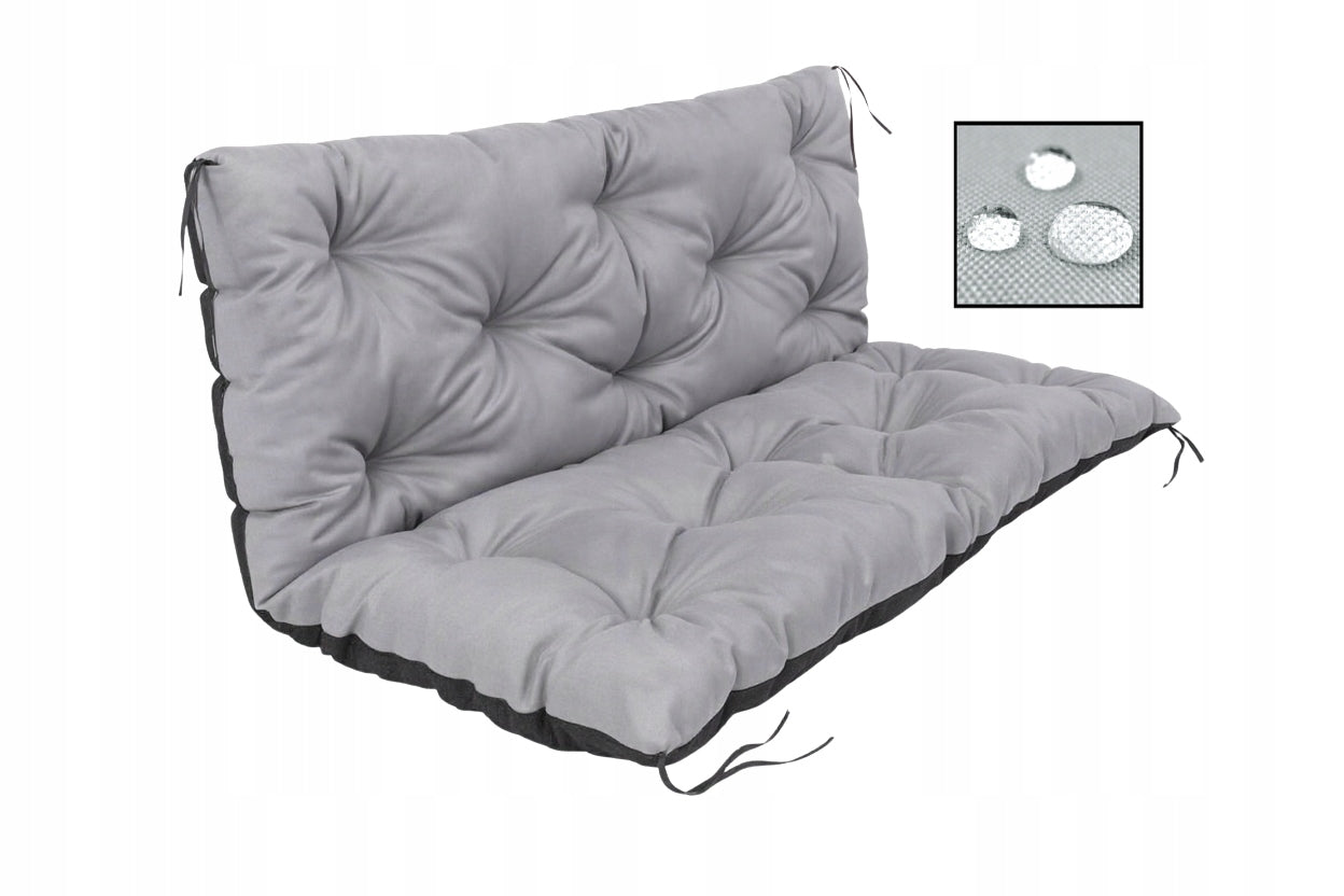Cushion CUSHION 150x60x50cm for garden bench swing WATERPROOF grey Packaging status original