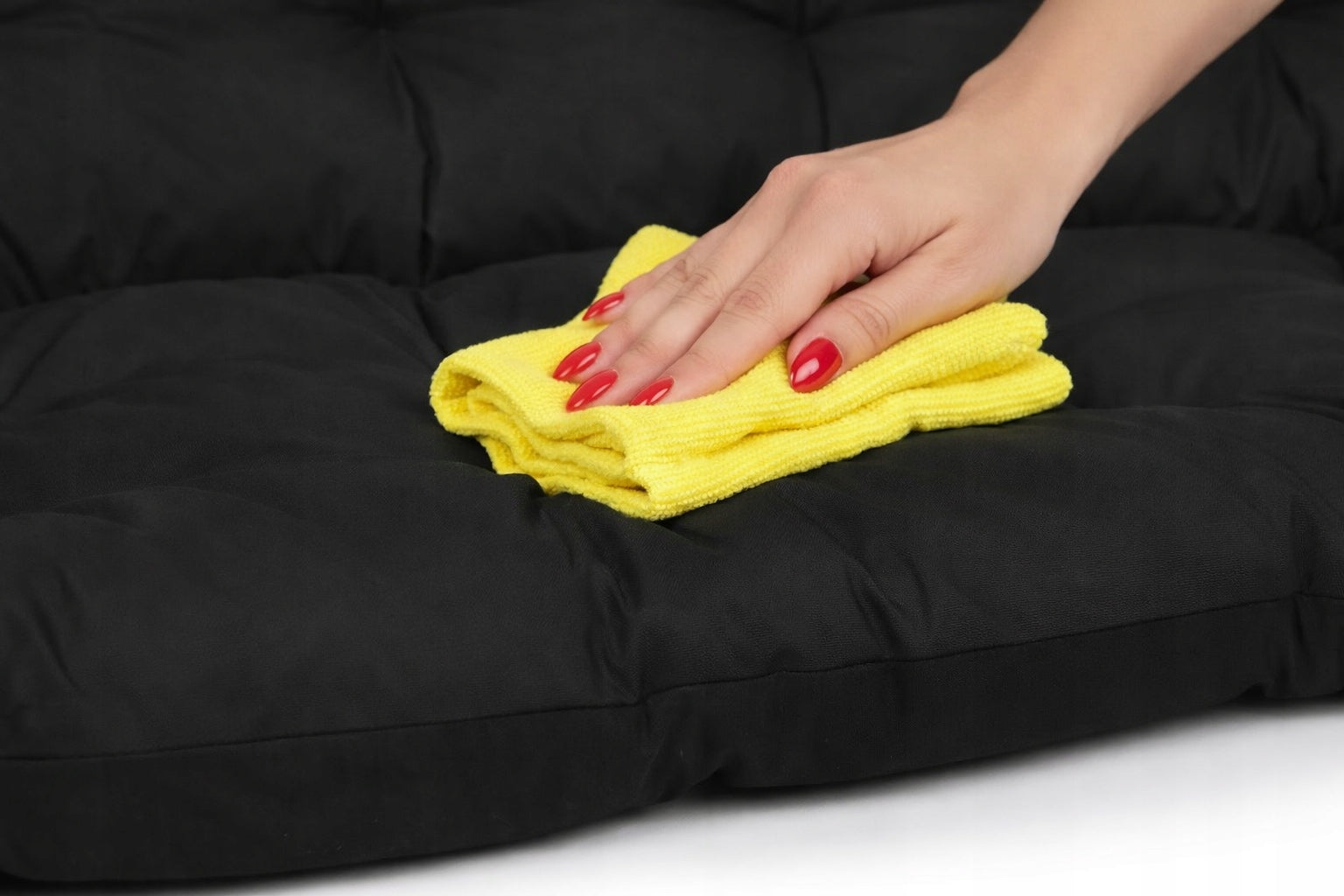Cushion WATERPROOF for garden bench swing soft 180x60x50 BLACK Manufacturer Superkissen24