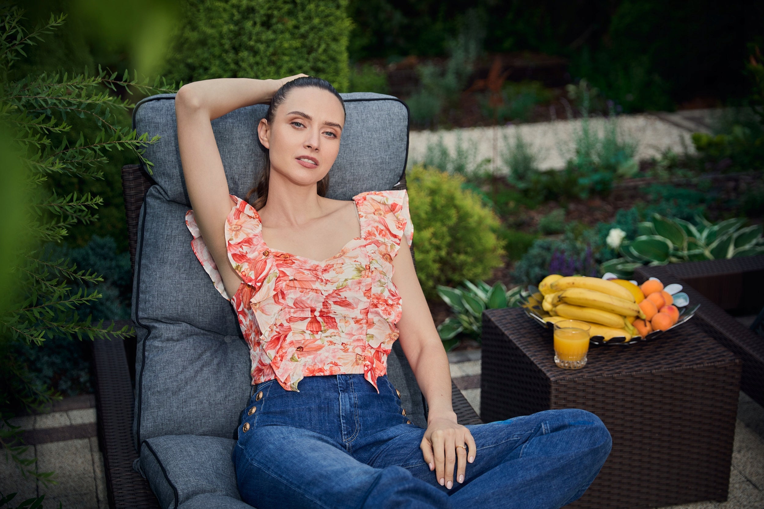 Cushion for garden sun lounger - beach - couch - garden bed 201x55 cm Manufacturer code 5902997112641