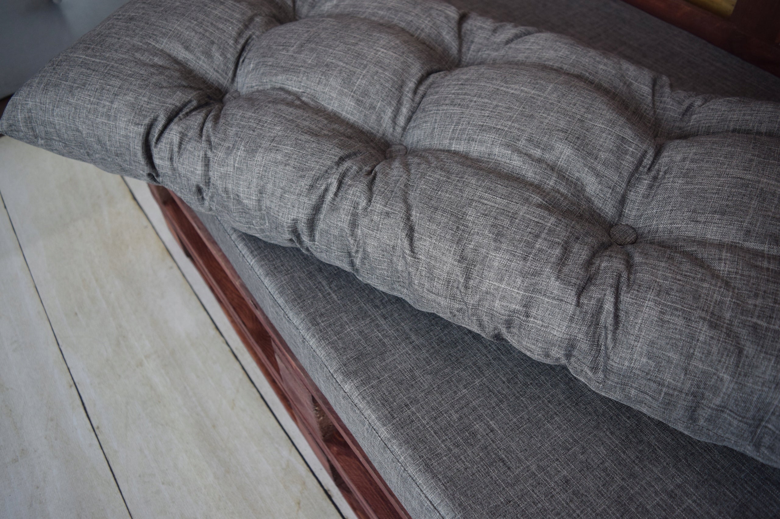 Cushion for pallet furniture Quilted set Pillow width 120 cm