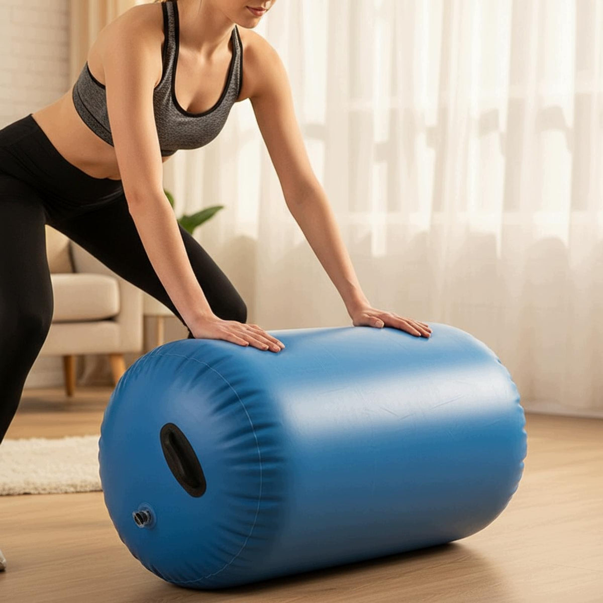 Cushioned Inflatable Inflatable Roller | Gymnastics Roller with 70x90cm Packaging status original