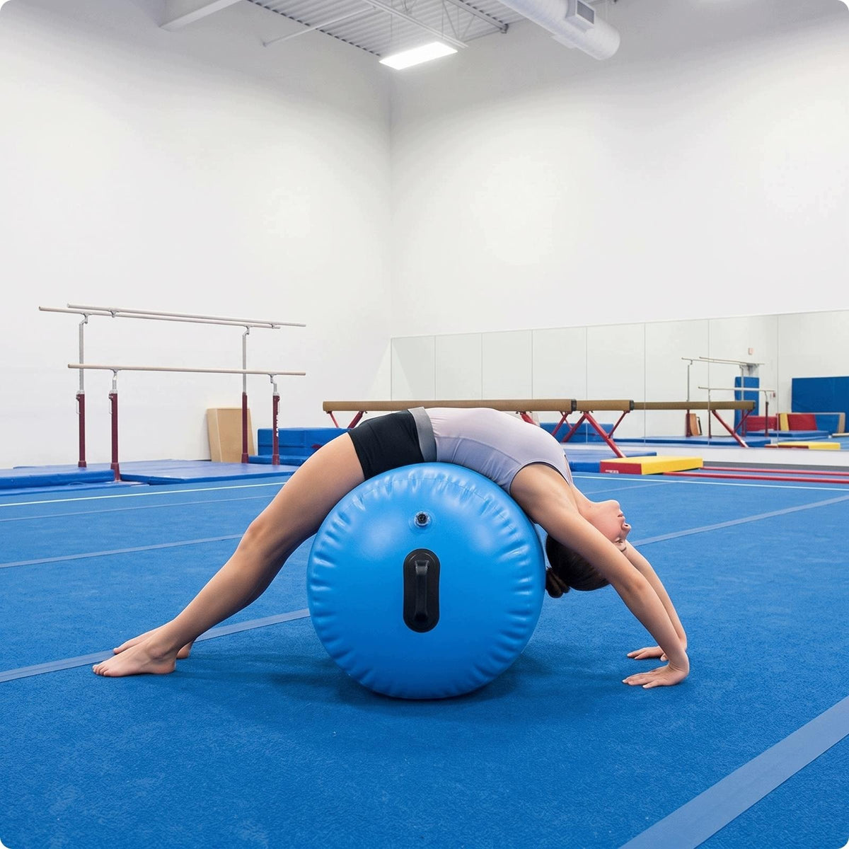 Cushioned Inflatable Inflatable Tube | Gymnastics Roller with Mesh 70x90cm