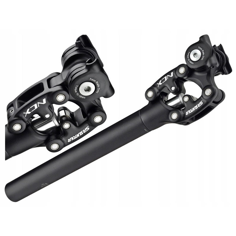 Cushioned seat post SR Suntour NCX 27,2*350mm + bicycle sleeve 28,6-33,9mm Length (mm) 350