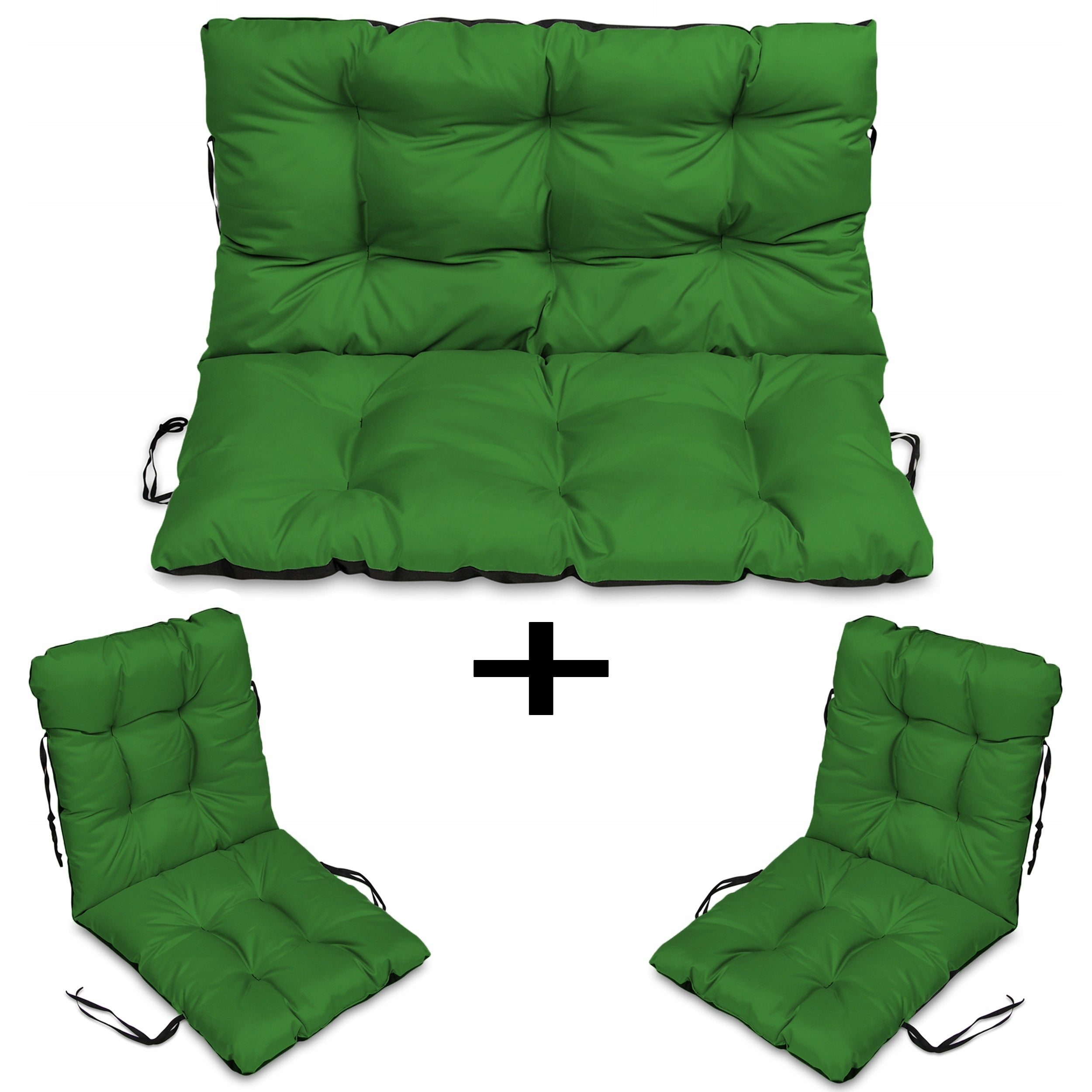 Cushions for garden furniture chair bench set 1x 100x60x50 2x 48x48x48cm EAN (GTIN) 5900354611783