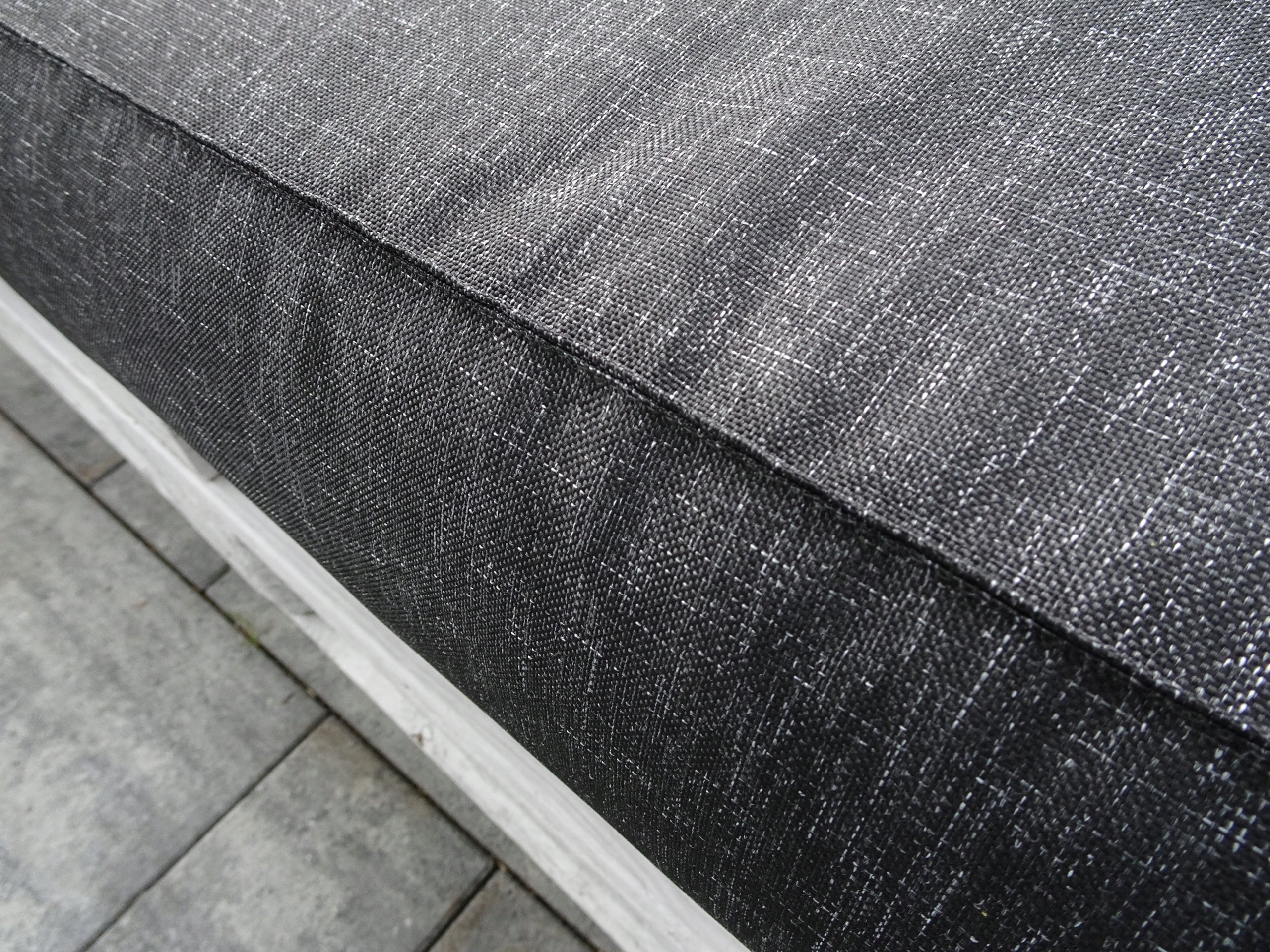 Cushions for three EURO- PALLETS set 13 pcs. seat 60 x 60 Silver BLACK Product weight with unit packaging 20 kg