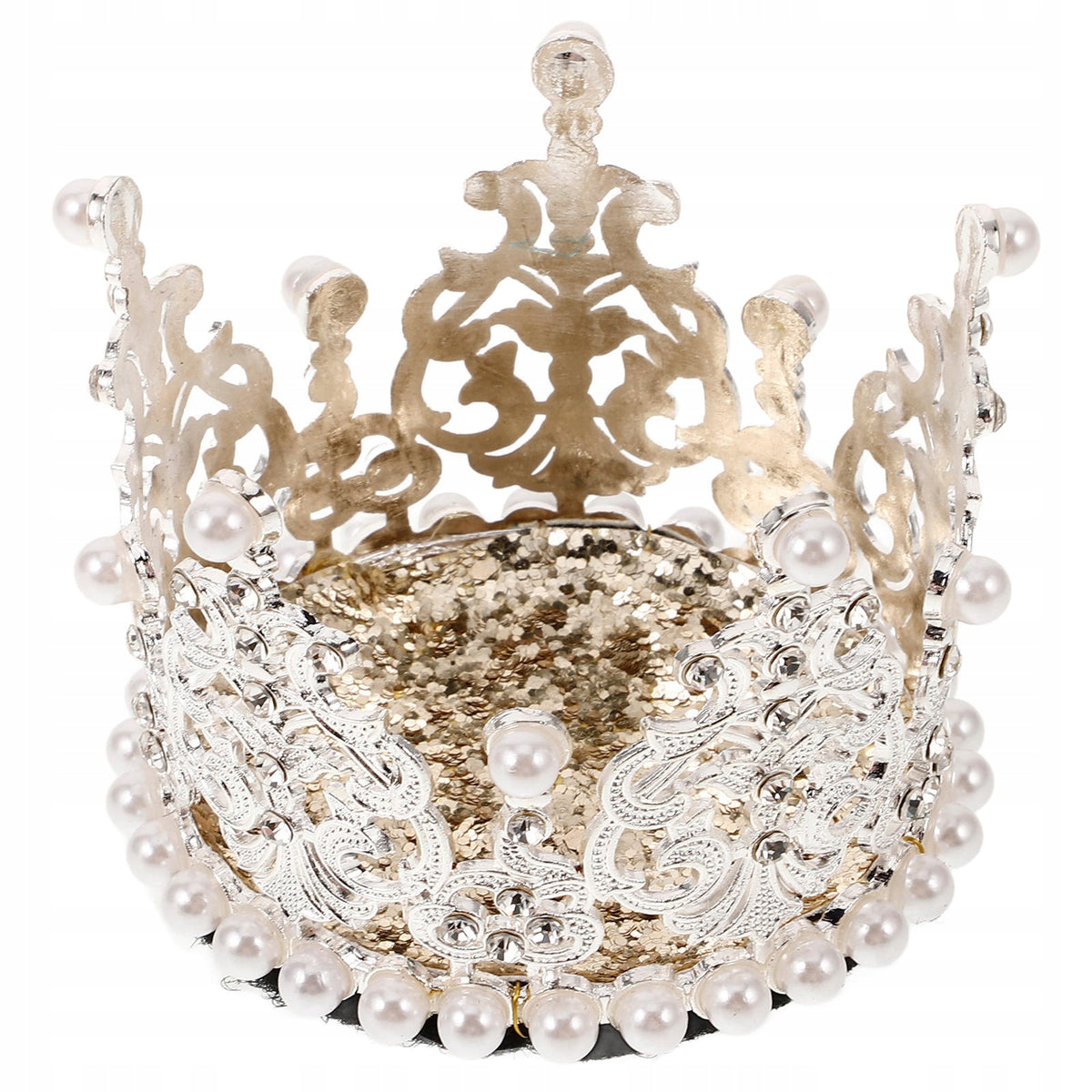 Cute Alloy Crown Helmet Adornment - Stylish Motorcycle and Bike Accessory