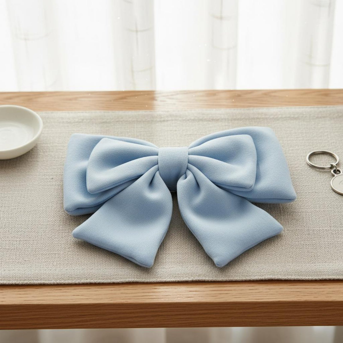 Cute Helmet Bow Fashionable Cloth Helmet Bow Eye-Catching for Women, Girls Packaging status original