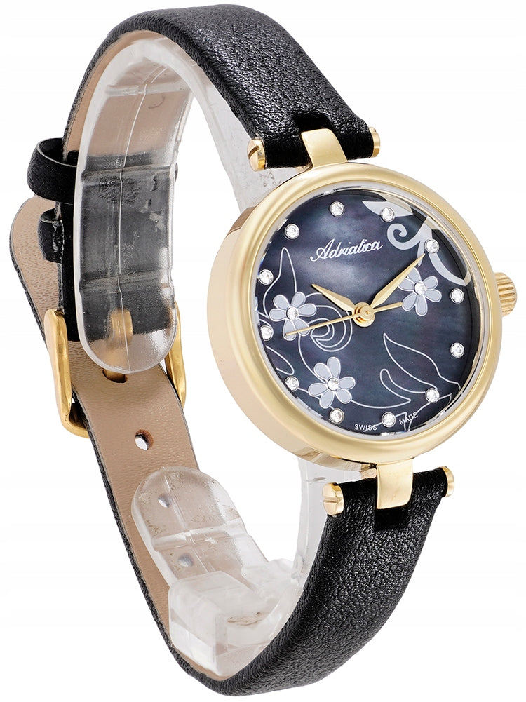 Cute with Pearl Shield Watch Adriatica A3514.124MQ Brand Adriatica