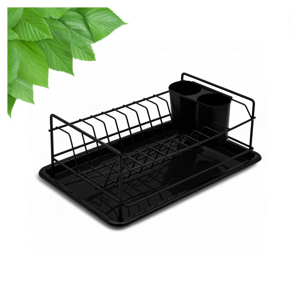 Cutlery Dish Dryer with Stand Single Level Stainless Black