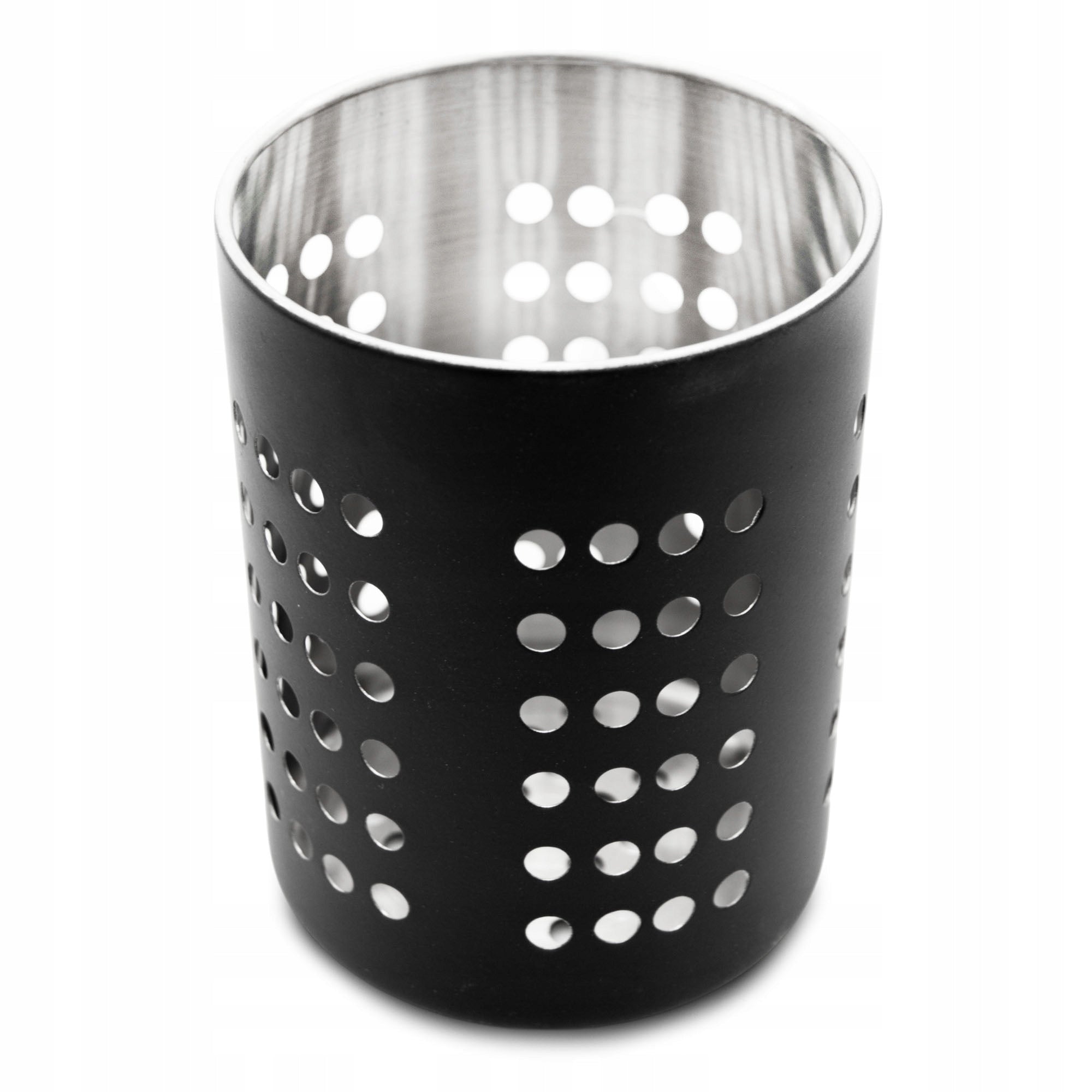 Cutlery Dryer Basket Round Black Stainless Color black