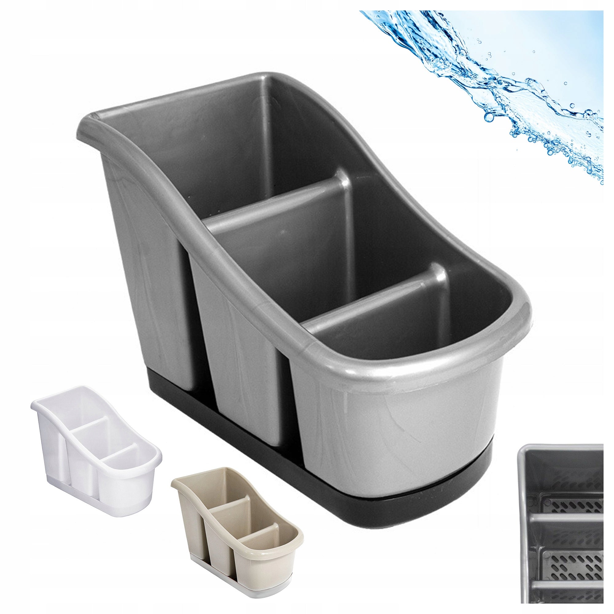 Cutlery cutter rack dryer basket with tray