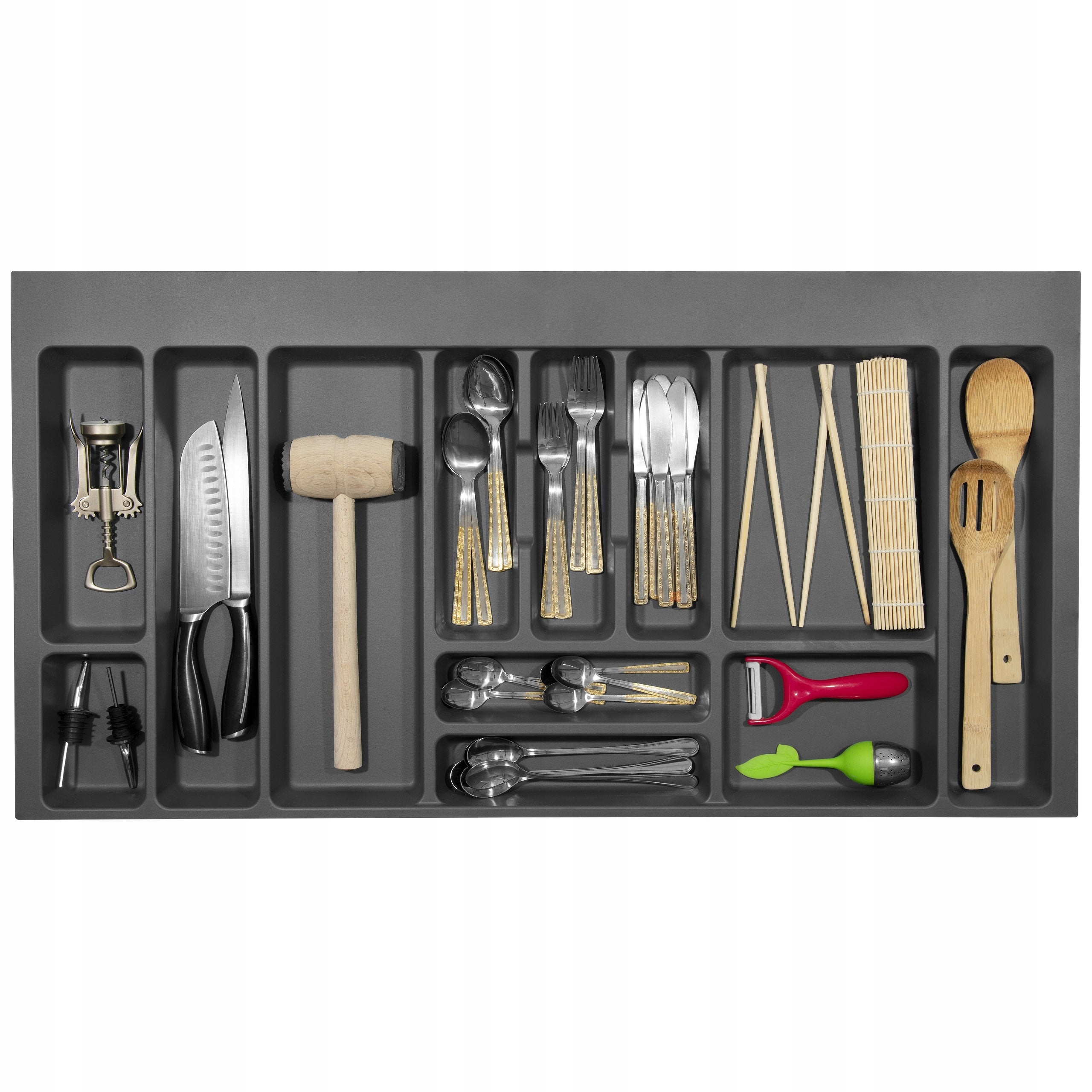 Cutlery insert for drawer 100 OPTIMA EMUCA antr